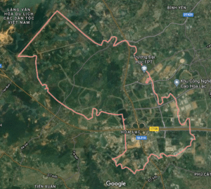 Khu vực đầu tư Hòa Lạc - xã Thạch Hoà