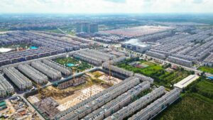 Bất động sản khu Đông Hà Nội. Ảnh minh hoạ