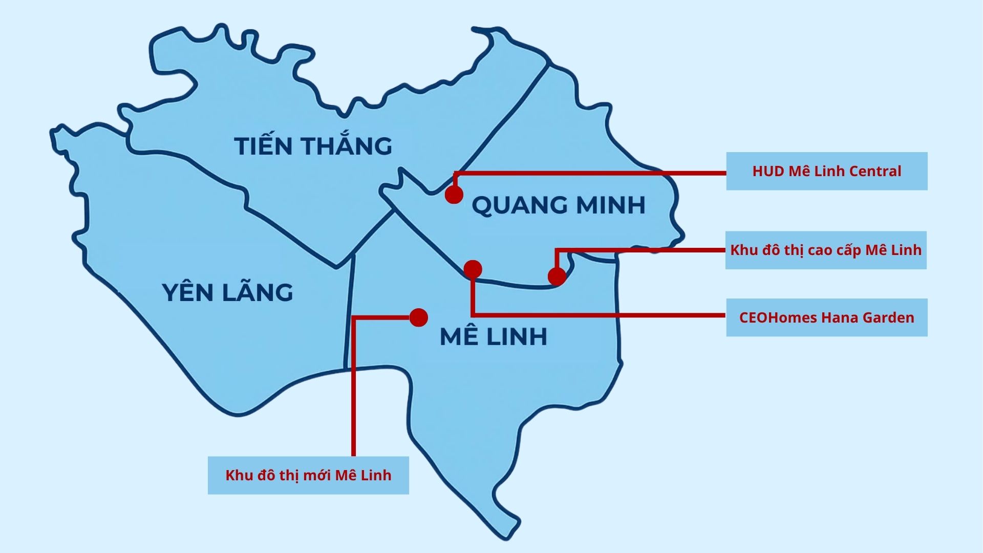 Bất động sản Mê Linh hồi sinh ngoạn mục